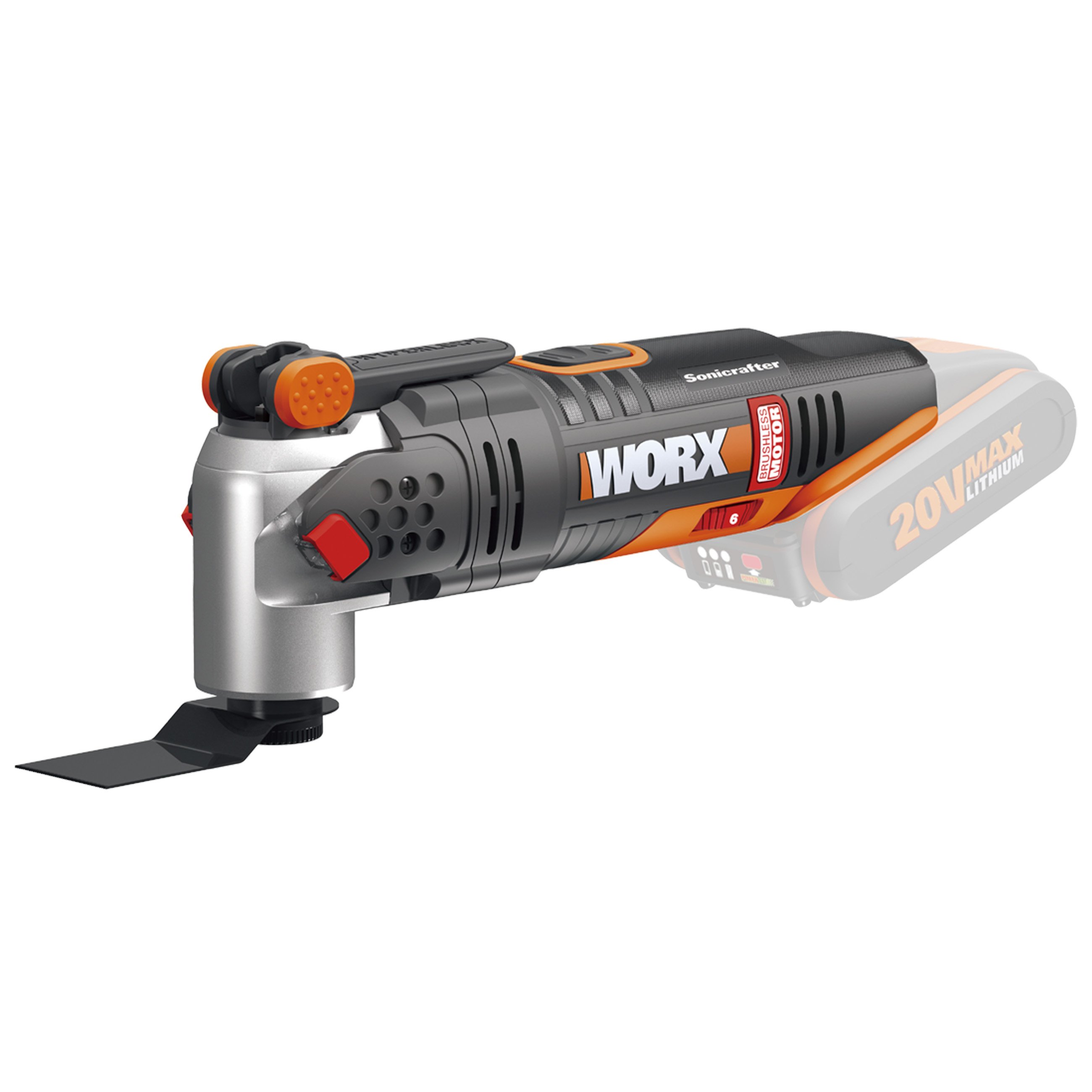 Worx 20V PowerShare Sonicrafter Oscillating Multi-Tool Kit WX696L